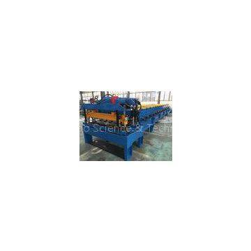 Galvanized Steel Steel Tile Roll Forming Machine 0.4-0.6mm Thickness