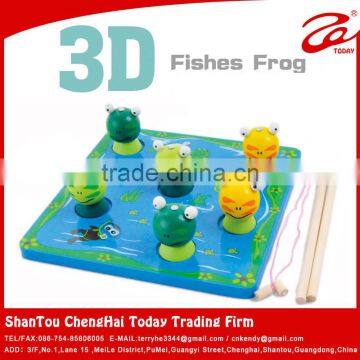 wooden frog,wooden educational toy,wholesale toy from china