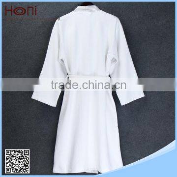Super Thin Sleepwear Waffle Cotton Bathrobe photo-2