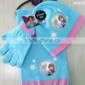 Frozen cartoon knitted hat