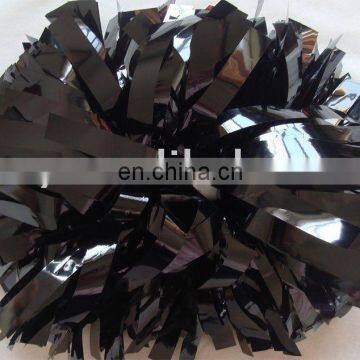 metallic cheerleading pom poms