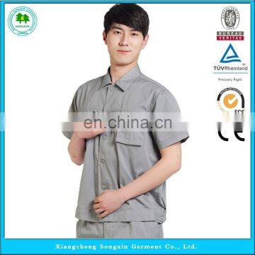 Best Quality Labor Working Uniform Gray Color Rough Worker Wear