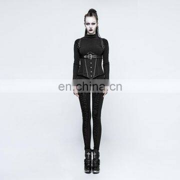 Punk Rave Gothic Black Underbust Corset-body Harness Y-767 photo-5