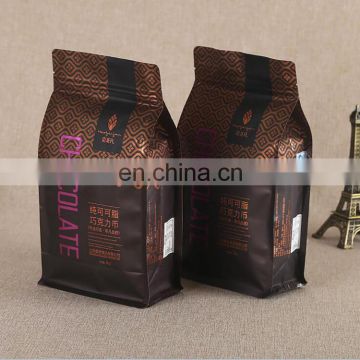 Guangzhou Cheap price custom Flat bottom food pouch chocolate bag