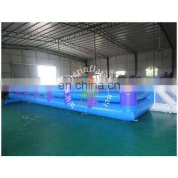 AIER new inflatable football field / inflatable football pitch / inflatable soap soccer field