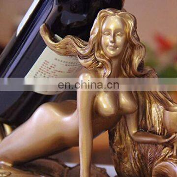 China Sexy Nude Girl Resin Wine Rack