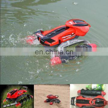 2014 new design hot RC car/tank can work on land,river ,beach and grassland