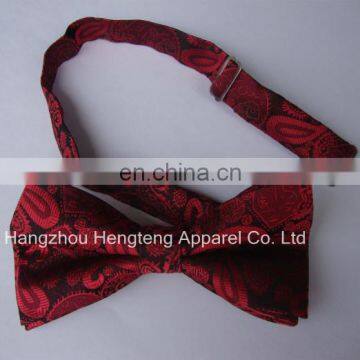 100% Polyester Woven Bow Tie Pre Tied Bow tie