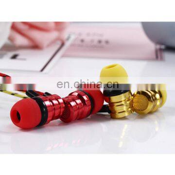Braided cable Earphones Hands-free Mic Headset Promotional cheap gifts for teenagers