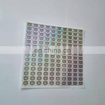 Custom Round Silver Hologram Label Self Adhesive Laser Sticker photo-5
