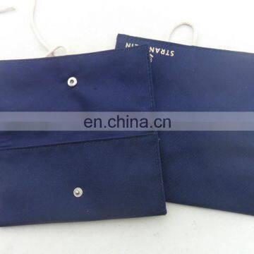 Custom Deep Blue Durable Embroidery Polyester Soft Fabric Watch Cover photo-6