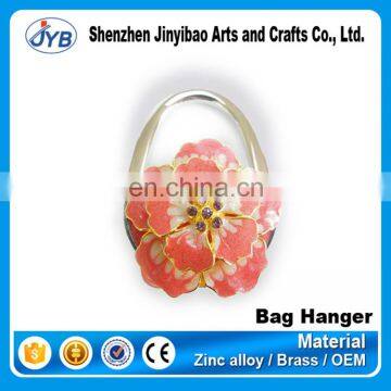 promotional customized logo branded handbag hanger for wedding gifts