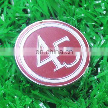 Lamb shape metal enamel wholesale golf ball marker custom