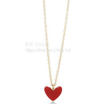 Rhinestone Drop Heart Multilayer Gold Plated Original Design Jewelry