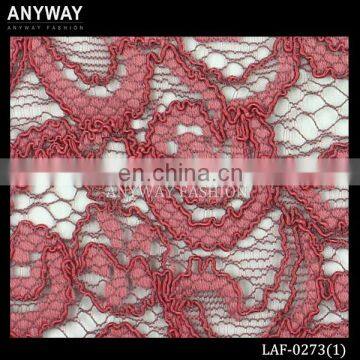 Fashion 3d Lace Fabric High Quality Guipure Lace Fabric Wholesale Cord Lace Fabric for Women photo-2