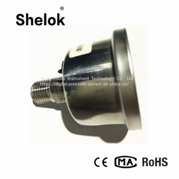 Spiral Tube 40mm Oil Back Connection Pressure Gauge Mpa kg Psi photo-3