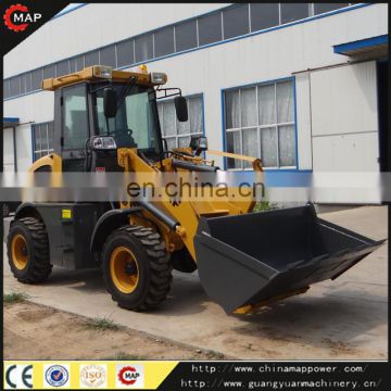 Zl12f Construction small loaders garden loader power drive