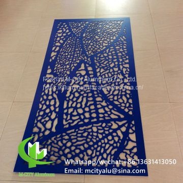 Laser cut metal screen laser cut metal facades China factory aluminum 3mm thickness