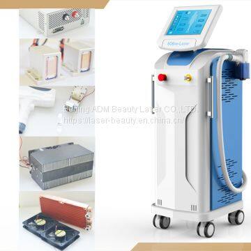 High Speed 1-10Hz Frequency 808nm Diode Laser Hair Removal Machine For Leg Rehabilitation Laser Beauty Machine With Three Wavelenght 808 755 1064nm photo-2