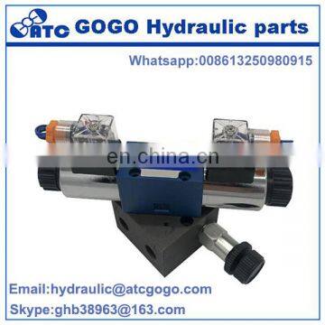 solenoid operation hydraulic directional valve manifold blocks DSG-01 DSG-02 DSG-03 3C2 3C3 3C4 3C60 DC24V AC220V DC12V