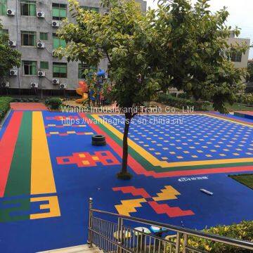 Wanhe Factory Badminton Court Mat Interlocking Floorings photo-4