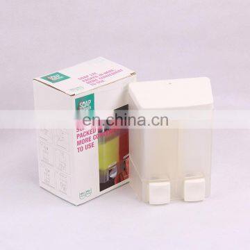 New Style Abs Double-Head Plastic Integrated Soap Dispenser Kitchen Soap Dispenser