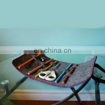 Portable Felt Pencil Case Students photo-4