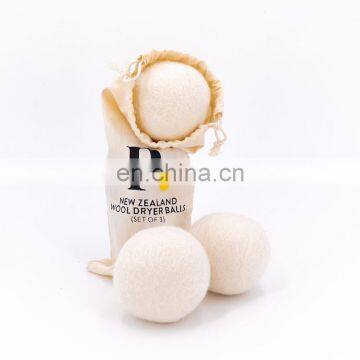 2019 trending amazon100% merino wool felt dryer balls for laundry factory price