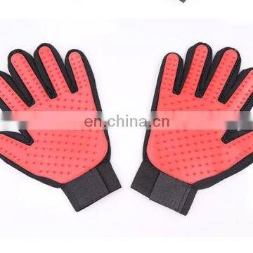 Massage Cleaning Deshedding Brush Cat Hair Remover Brush Dog Pet Grooming Glove photo-4