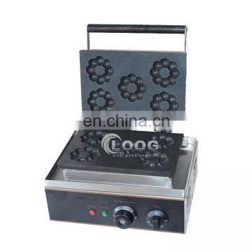 Durable Restaurant Stainless Steel Commercial Crispy Countertop Electric Four Five Slices Plum Flower Shape Belgian Waffle Maker