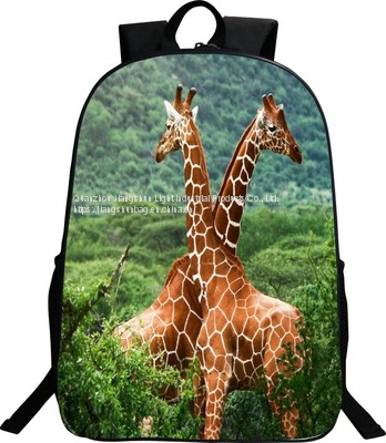 Wholesale Cheap Lightweight High Quality Polyester Printed Animal Backpack for Children photo-3