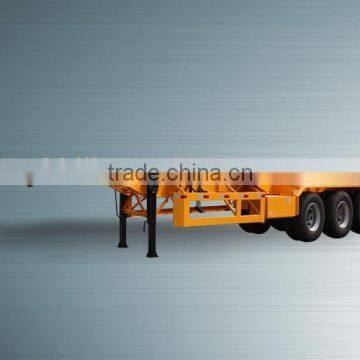 Dongfeng EQ9400TJZL 3 axle skeletal container semi-trailer LW