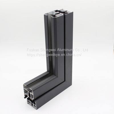 China Factory Aluminum Frame Double Glass Grill Design Cheap French Window Price photo-4