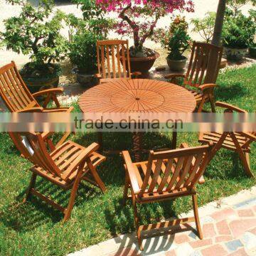 BISTRO SET - HOLYWOOD STYLE - wooden furniture - folding chair - wooden outdoor furniture