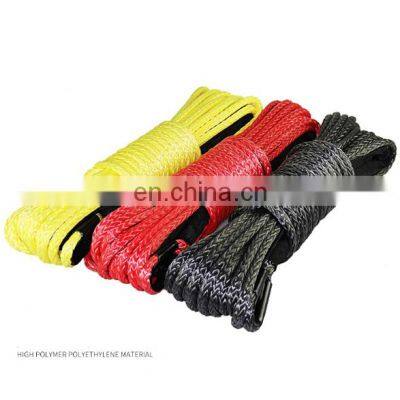 High tensile nylon car tow rope double braided recovery rope for towing