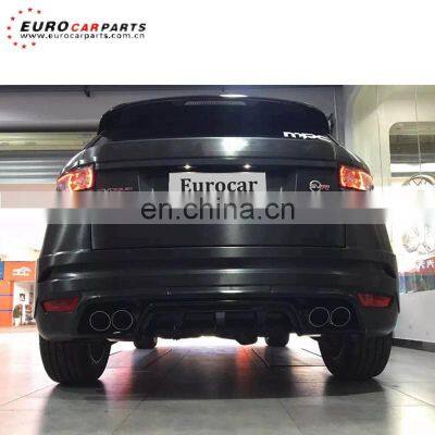 PP Material RR Body Kits 2011-2015 Year up for Range Evoque to SVR Style With Front Bumper Rear Bumper for RR SVR