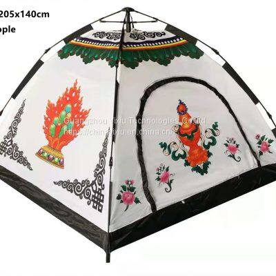 Small Easy Fold up Outdoor Travelling Tent Camping Tent for Sale Size 205x205x140cm