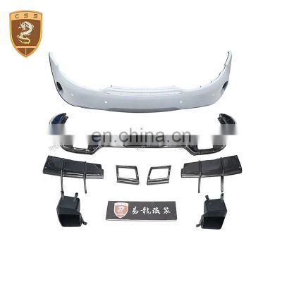 Car Accessories Bumper Protector Fiber Glass Rear Bumper Lip For Bens AMG GT to GTR Style