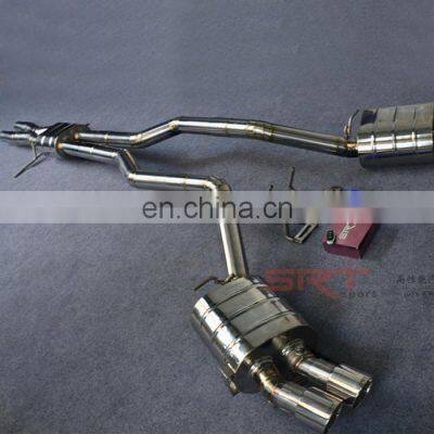 Flexible Exhaust Pipe for LAND ROVER RANGE ROVER Car Exhaust Catback With Quad Double Tip photo-4