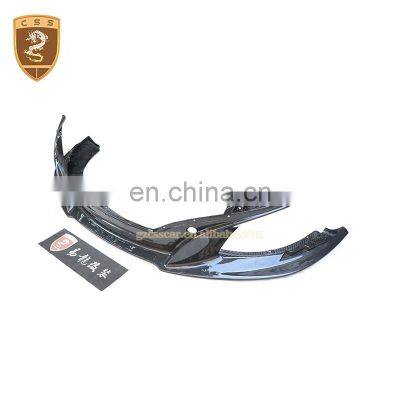 Hot sale carbon fiber front lip suitable for mclren 650s car OEM parts front diffuser