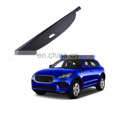 Cargo Cover Black Cargo Security Shield Luggage Shade Rear Trunk Cover For Jaguar E-pace