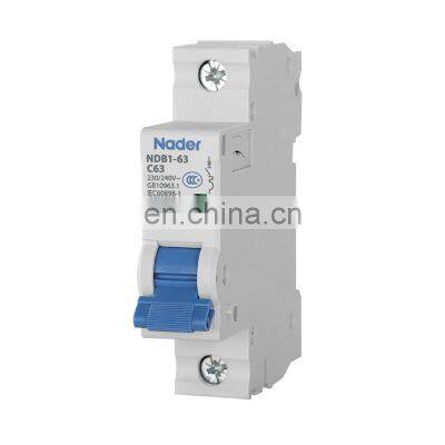 wifi breaker intelligent circuit breaker switch MCB remote switch NDB1-125 C100 1P