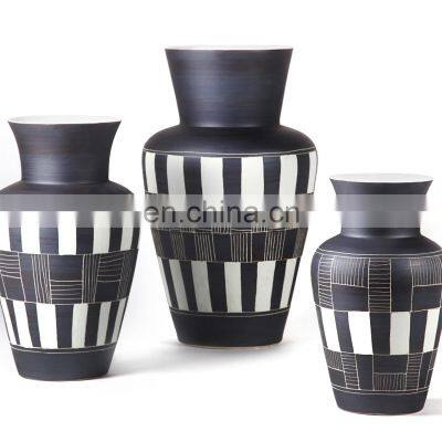 Large Chinese Antique Porcelain Traditional Ceramic Vase for Home Living Room Decor