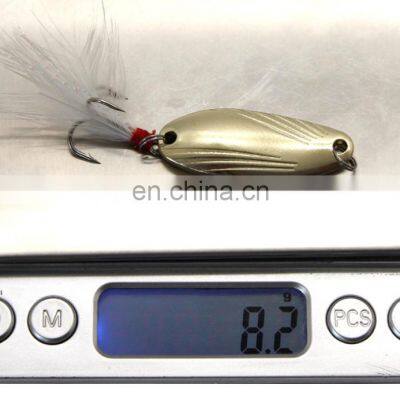 Metal Hot Selling Artificial Sequins Metal Bass Fishing Spoon Lures Pesca photo-5