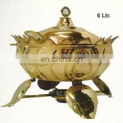 brass designer chafing dish