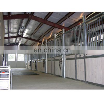 Customized Shed House Steel Prefab Horse Kits Warehouse Storage Barn