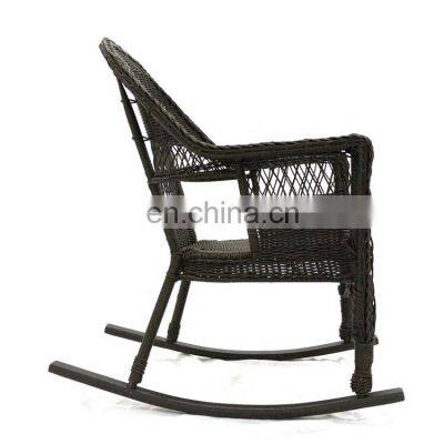 Hot Sale Indoor & Outdoor Pe Rattan Wicker Rocker Patio Garden Furniture photo-2