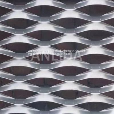 Aluminium Diamond Mesh       Aluminum Metal Mesh      Decorative Aluminum Mesh Supply