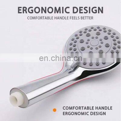 Hot Sale ABS Plastic Watermark Bathroom Rainfall Hand Shower Hand Held 5 Functions Shower Head photo-2