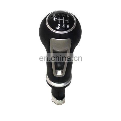 Manual Lather Car Gear Shift knob Stick Lever Pen Leather Gaiter Boot Cover For Seat Altea Leon II Toledo III 2004-2012